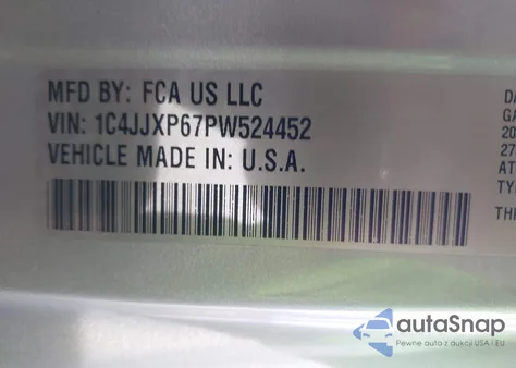 2023 Jeep Wrangler 4Xe Sahara 4X4 z USA, uszkodzony, nr VIN 1C4JJXP67PW524452